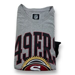 NFL Team Apparel‎ 49ers Graphic T-Shirt Heather Gray Size Medium NWT